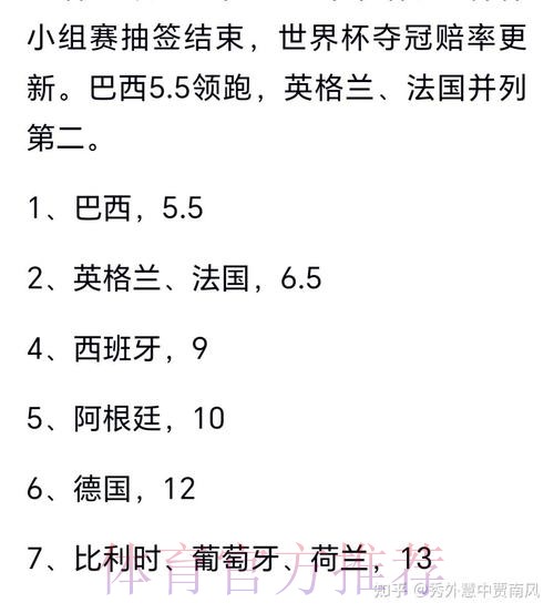 全面解读世界杯专家预测